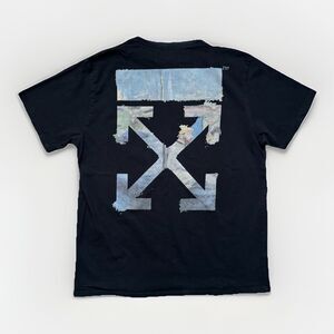 Off White Main Label Spring Summer 2019 T-Shirt XL Black Streetwear Virgil Abloh